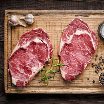 Thịt bò tươi ướp lá bạc hà