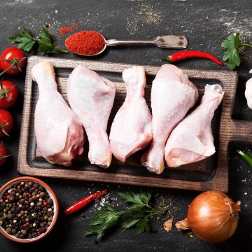 Gà nguyên con làm sạch